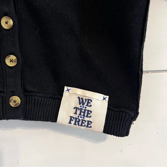 FREE PEOPLE We The Free Short Sleeve Cardigan. Size Small. NWOT - Picture 4 of 9
